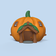 PumpkinHouse1.png 3D file Gnome Pumpkin House・3D print design to download