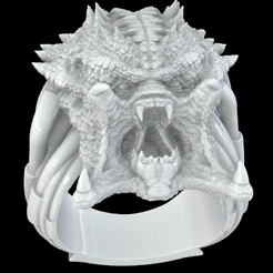 Screenshot-2023-10-01-021343.png STL-Datei Raubtierring・3D-druckbare Vorlage zum herunterladen