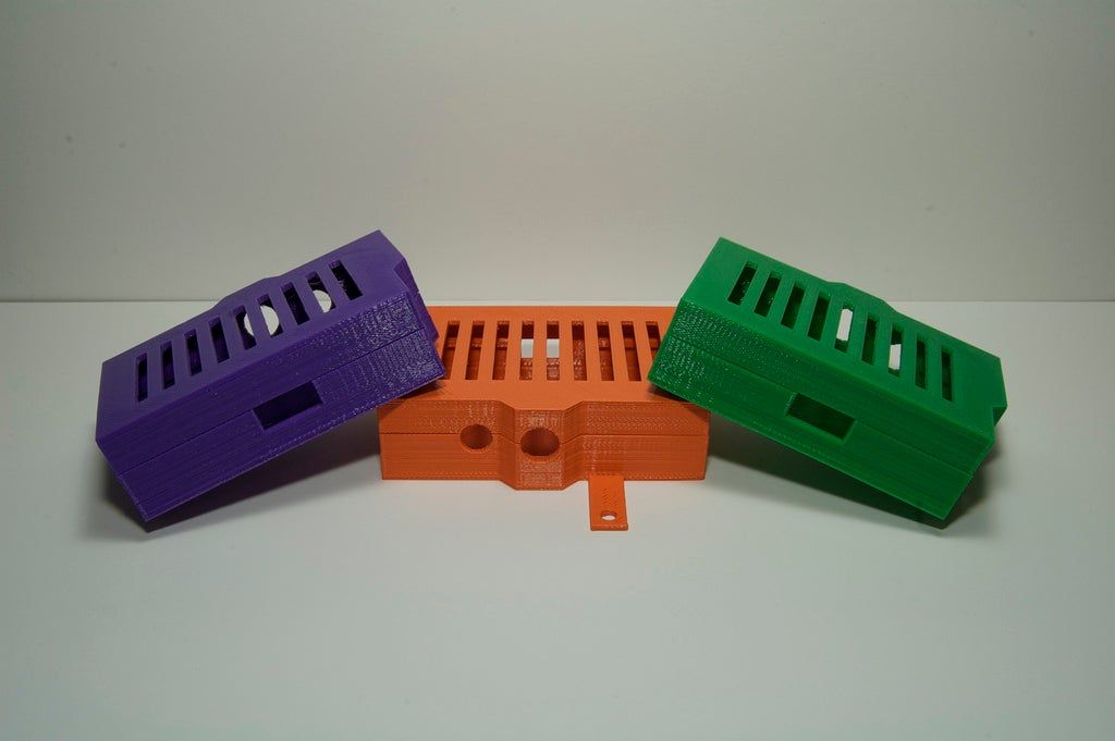 Download free STL file Raspberry Pi Case 2 (RasPi) • 3D printer design ...