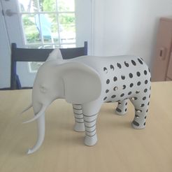 9.jpg Free STL file Elephant pattren・Model to download and 3D print