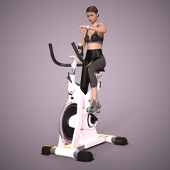 spinning-girl-3.png STL file SPINNING CLASS GIRL 3・3D printer design to download
