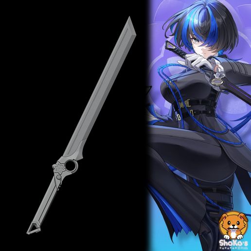 Daffodill - Sword - Neverness to Everness Cosplay Prop