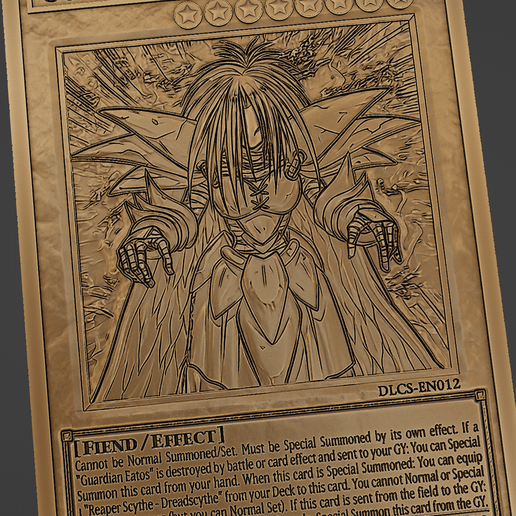 guardian dreadscythe - yugioh STL File for Cults