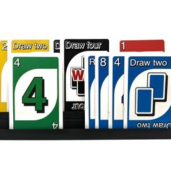 PXL_20221120_205626781-01.jpeg Double Row Game Playing Card Holder