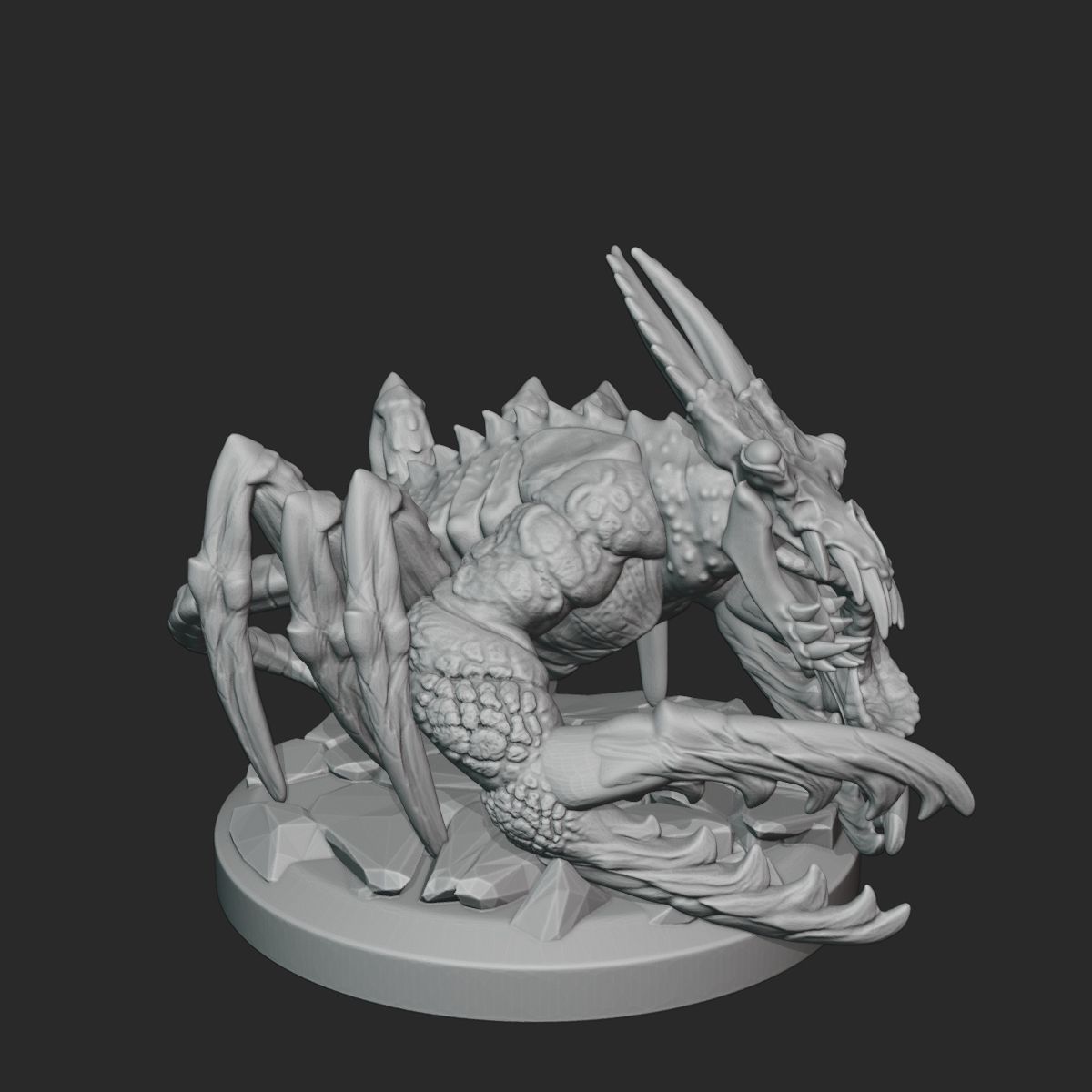 3D file Hellish Beast・3D print model to download・Cults