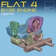 e1.jpg Flat Four BASE ENGINE 1-24th for modelkits and diecast