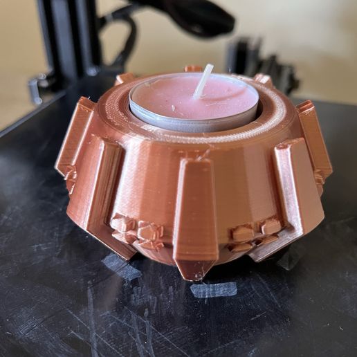 Futuristic design candlestick
