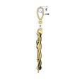 Rolex-crown-Halo-Barb-wire-round-pendant-09.jpg Couronne de montre pendentif rond avec bague Modèle d'impression 3D