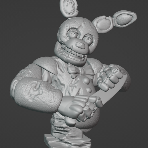 👾 Five Nights at Freddy's Springtrap The Yellow Bunny William Afton ...