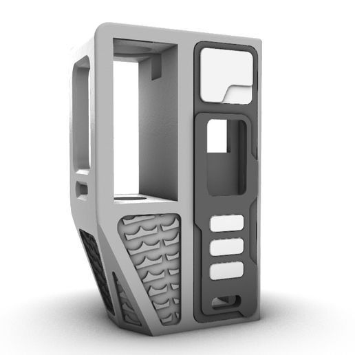 🧬 EVOLV DNA 100c 18650 BORO MOD CUSTOM REBOX・ STL File for 3D