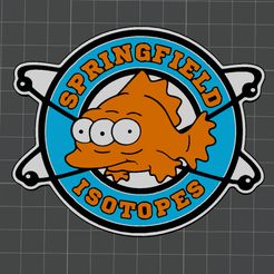 Untitled-7.jpg Free 3D file Springfield Isotopes - The Simpsons・3D printable design to download