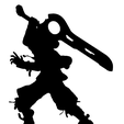 shulk.png Shulk wall decal