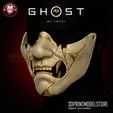 Ghost-of-Yotei_Atsu_Oni_Mask_Man_Version_Halloween_Helmet_Cosplay_Props_3D_Print_Model_Store_STL_Fil.jpg Ghost of Yotei Atsu Oni Mask Cosplay - Man Version - Halloween Samurai Warrior