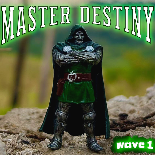 Dr Doom - Marvel Zombies - D&D Tabletop Zombicide/Crisis Protocol/Rpg Miniature