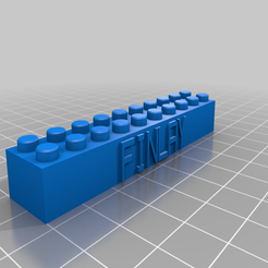 giveaway_20190912-56-24m4zb.png Fichier STL gratuit Collier/chaîne de clés en Lego Finlay・Plan pour imprimante 3D à télécharger
