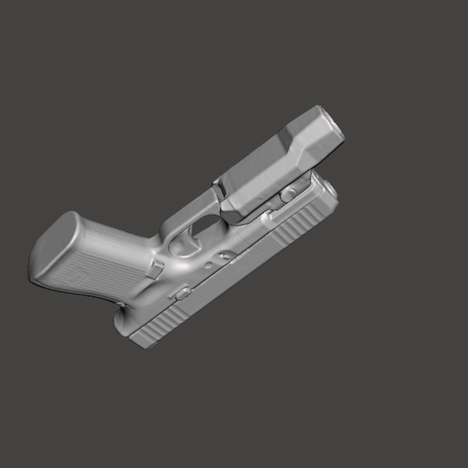 19gen5wild2.png Glock 19 Gen 5 with Inforce Wild 2 Real Size 3D Gun Mold