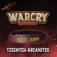 tzeentch-arcanites.png WARCRY Warband Nameplates CHAOS TZEENTCH ARCANITES