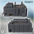 4.jpg Modern industrial building with roof access ladder, brick walls, and loading platform (14) - Modern WW2 WW1 World War Diaroma Wargaming RPG Mini Hobby