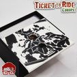 07.jpg TICKET TO RIDE EUROPE INSERTS / INTERNAL ORGANIZER BY AM-MEDIA