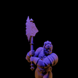 Bruce.png Bruce, Titan-Forge Barbarian – Fantasy Great Axe Warrior Miniature (32mm STL)