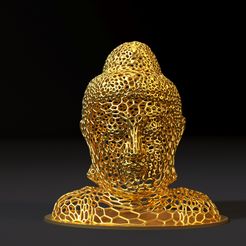 10007.jpg Archivo 3D Cabeza de Buda・Modelo para descargar y imprimir en 3D