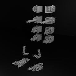 addon-pack-001.png STL file add on pack for wargames defence turret・3D printable design to download