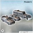 1-PREM.jpg Set of three post-apocalyptic vehicles with improvised armaments and an armored RV (2) - Future Sci-Fi SF Post apocalyptic Tabletop Scifi 28mm 15mm 20mm Modern