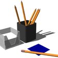 00.jpg Pencil Cup BASKET PENCIL RULE HOLDER PENCIL WOODEN BOX PENCIL 3D RULE HOLDER PENCIL WOODEN BOX
