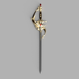 Alisaie_Shadowbringers_Charion_001.png Alisaie's Charion Rapier from Final Fantasy XIV: Shadowbringers
