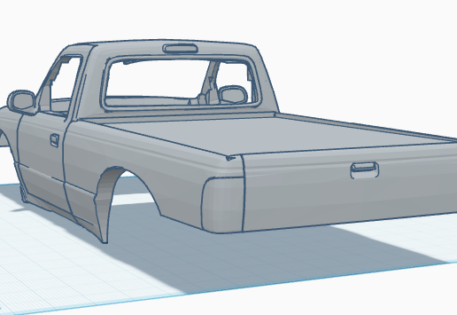 🥈 2nd gen scx24 ford ranger・ STL File for 3D printing・Cults