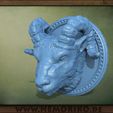 ram.jpg STL file Nemoriko`s : Ram Aries Widder Ornament・3D print design to download