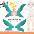 h1.png [KABBIT ADDON] Holly Fairy Wings and Chest for Kabbit BJD - (For FDM and SLA Printing)