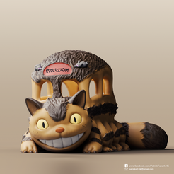 Catbus_2.png Free STL file Catbus(My Neighbor Totoro)・3D printable model to download, PatrickFanart