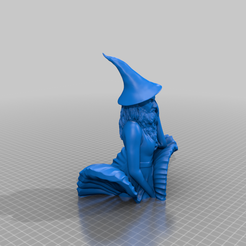 gandalf_monroe_sombrero.png Free STL file Marilyn Gandalf・3D printing idea to download