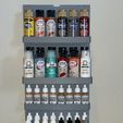 IMG_0955.jpeg Craft Paint Modular Paint Bottle Rack/Organizer/Holder - (12 Bottle) 59ml / 2 fl oz, Craft Paint, DecoArt, Folkart, Americana, Apple Barrel, Craft Smart, Paint bottle storage, Modular, Art-tool, Paint storage organizer, Airbrush, Tabletop games