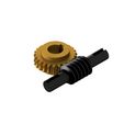 CD45İ25WSGK1.jpg Worm Gear - Center D. 45 mm - Ratio  25 & 30 - Worm with Shaft