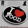 ilf 1.jpg PET NECKLACE (I LOVE FOOD) necklace / key chain