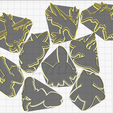 Gen3-Full-Set.png Pokemon Cookie Cutters All Starters + Evolutions