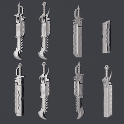 chaos_swords_render.png [Actualizado] Armas de cadena enfundadas del Caos/Legiones
