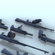 11.jpg Set of Modern weapons (4) - (+ pre supported) Flames of war Bolt Action Modern AK-47 CTAR M16 RPG UZI Kalachnikov