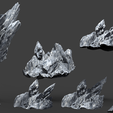 Sharp Rock Formation 221104 - Ultra HD 16K Texture | 3D model