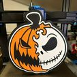 3b554262-4b0e-4e90-9b74-88553a640af7.jpg Jack Skellington Pumpkin Halloween Lightbox LED Lamp