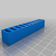 USB-Holder.png Free STL file UPDATED Einstein Postit Note, Pen, USB, SD, Micro-SD Holder (Modular Office Desk Organizer)・Object to download and to 3D print