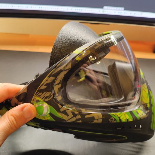 👽 DYE I4 mask forehead protection・ STL File for 3D printing・Cults