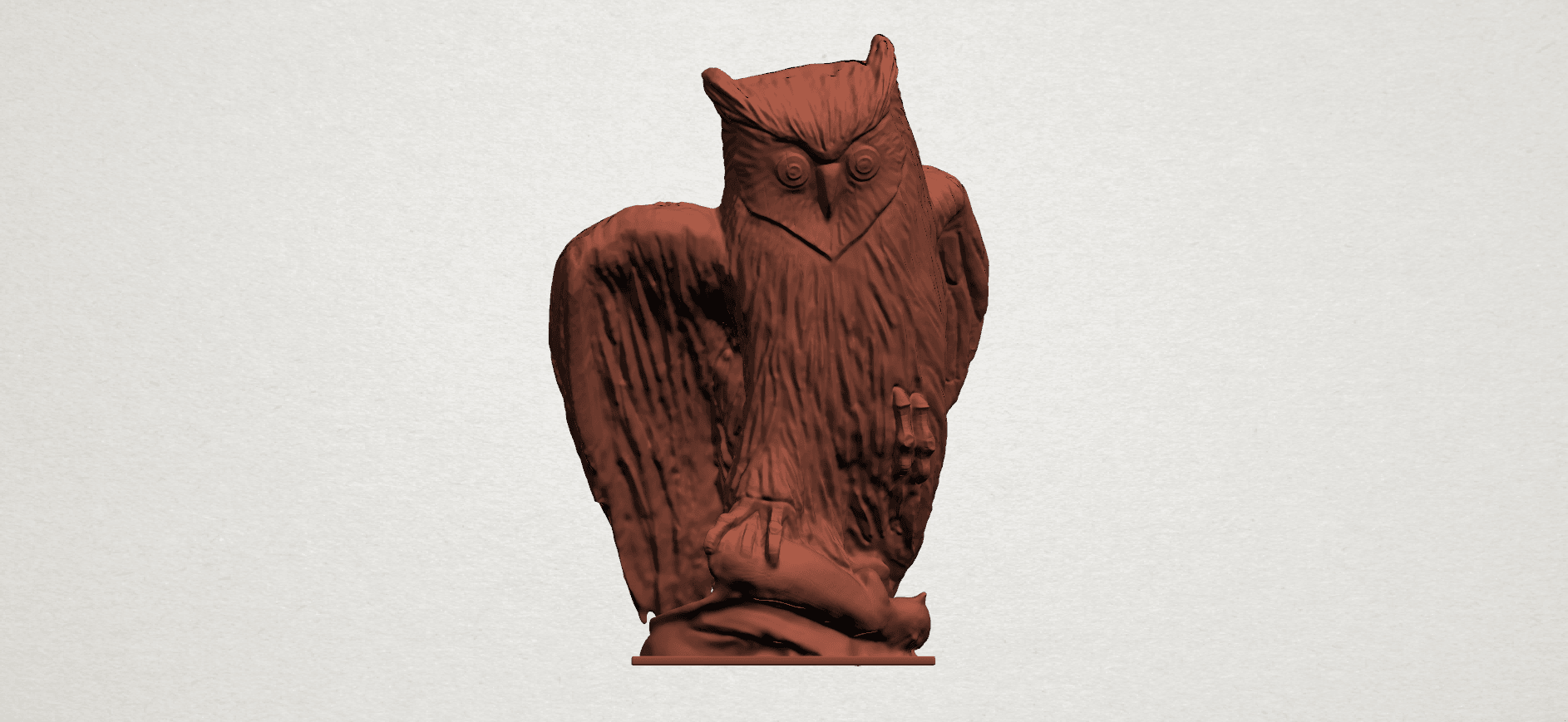 Owl (ii) B01.png Download free file Owl 02 • 3D print design, GeorgesNikkei