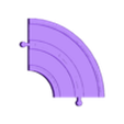 corner_90_mm.stl Toy Road - 90 Degree Curve - Compatible with BRIO