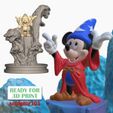 Fantasia-Mickey-Mouse-the-Sorcerer-Wave-and-Spout-1200x1200.jpg 3D-Datei Fanart Fantasia Mickey Mouse der Zauberer Rock und Spout・3D-druckbares Modell zum Herunterladen