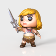 he-man-stl-files-3d-printing-masters-of-the-universe-beginner-5.png Chibi HE-MAN STL 3D Printing Files | High Quality | Cute | 3D Model | Masters of the Universe | Skeletor | Toy | Figure | Playful