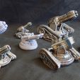 Defence Turrets 1.JPG Automated mobile defence turrets (Sci Fi Miniatures)