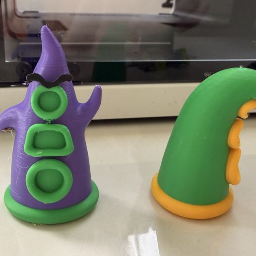 🐙 PACK GREEN & PURPLE TENTACLES, DAY OF THE TENTACLE・3D Print